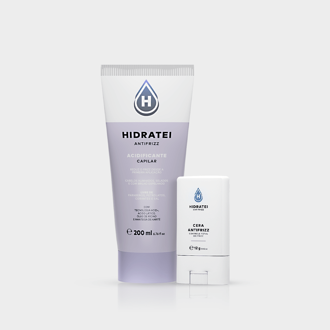 Kit Blindagem e Fixação Antifrizz - Linha Antifrizz - Hidratei