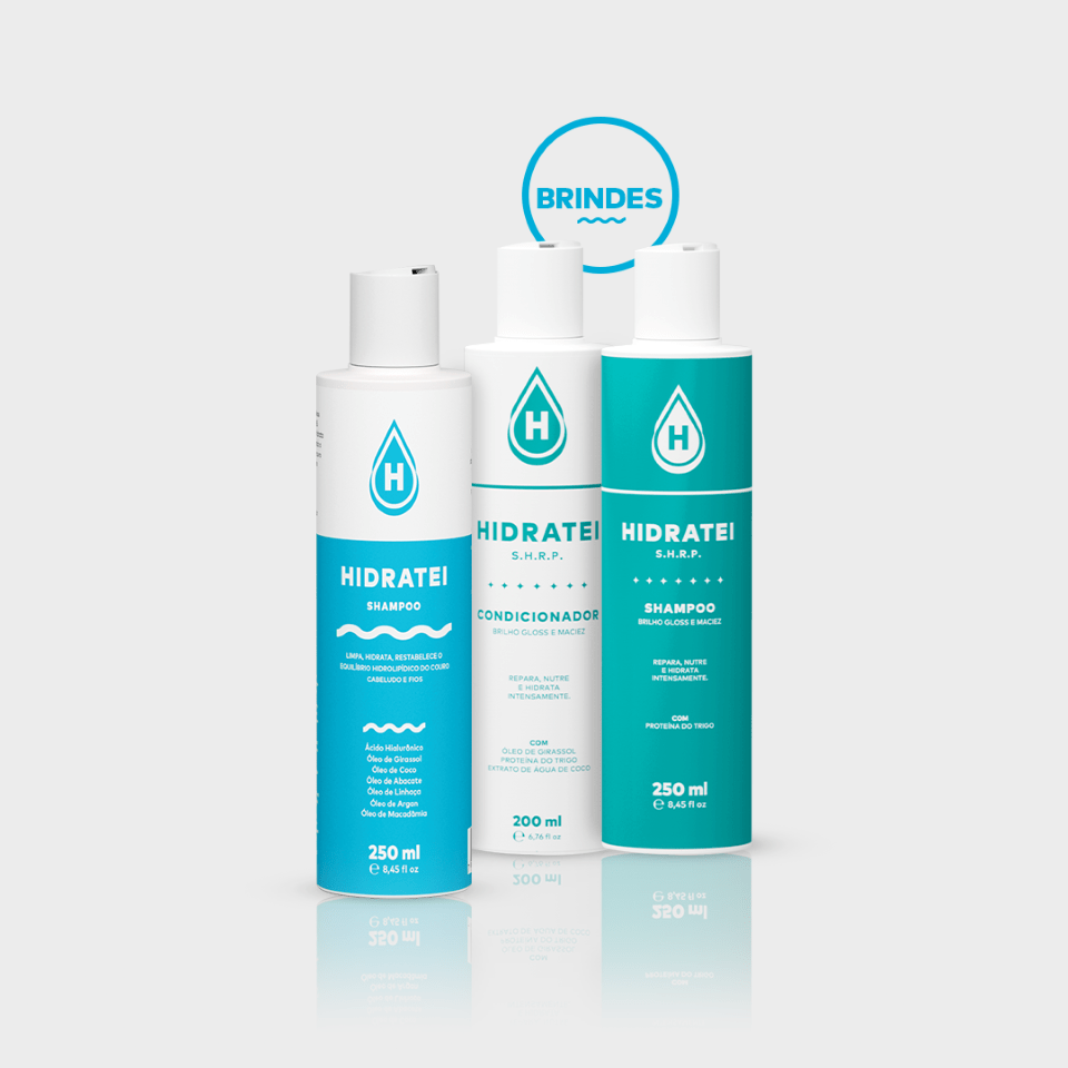 Kit Brilho & Leveza - Kits Especiais - Hidratei