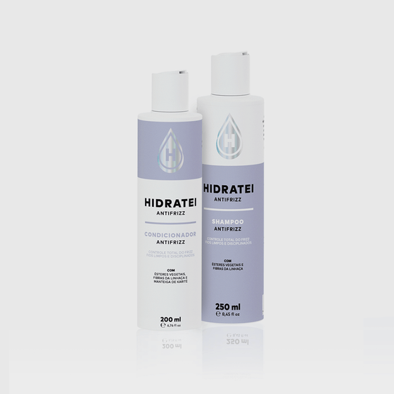 Kit Cuidado Diário Antifrizz - Kits Antifrizz - Hidratei