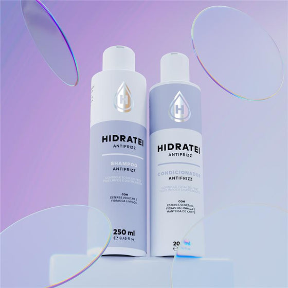Kit Cuidado Diário Antifrizz - Linha Antifrizz - Hidratei
