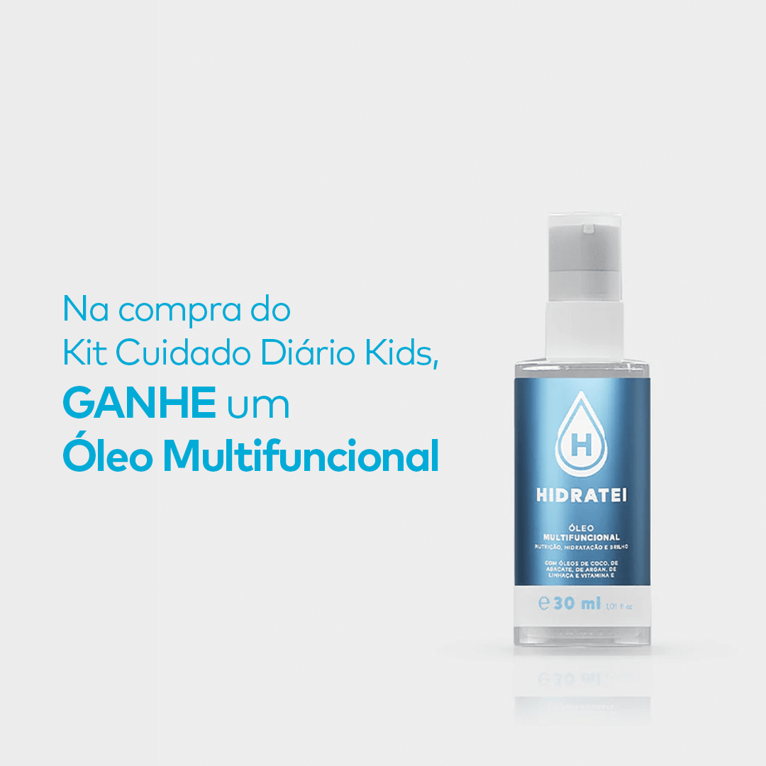 Kit Cuidado Diário Kids - Linha Kids - Hidratei