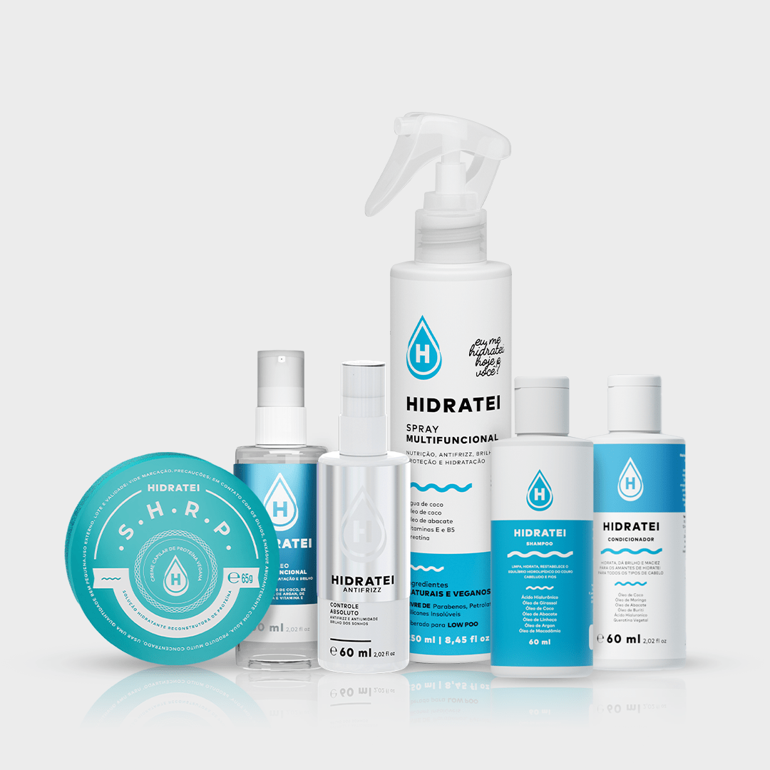 Kit Favoritos da Juju Edição Limitada - Linha Multifuncional e Linha Antifrizz e Linha SHRP - Hidratei