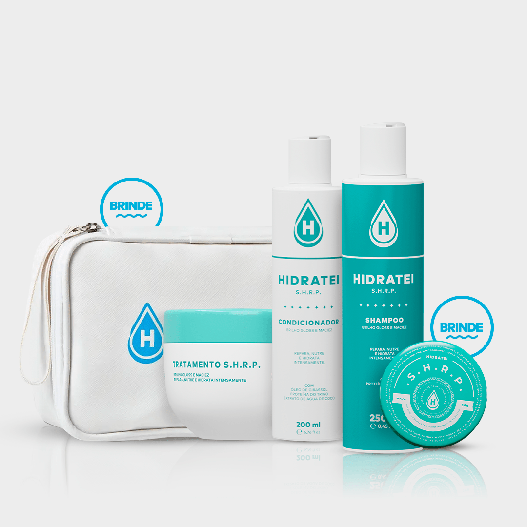 Kit Gloss + Proteína SHRP Grátis - Linha SHRP - Hidratei