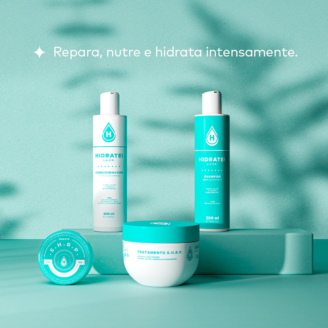 Kit Gloss + Proteína SHRP Grátis - Linha SHRP - Hidratei