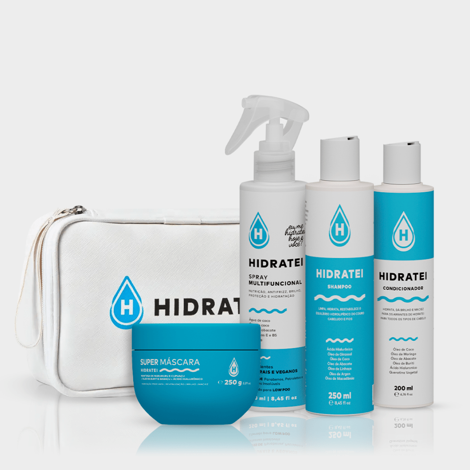 Kit Hidratação Essencial - Linha Multifuncional - Hidratei