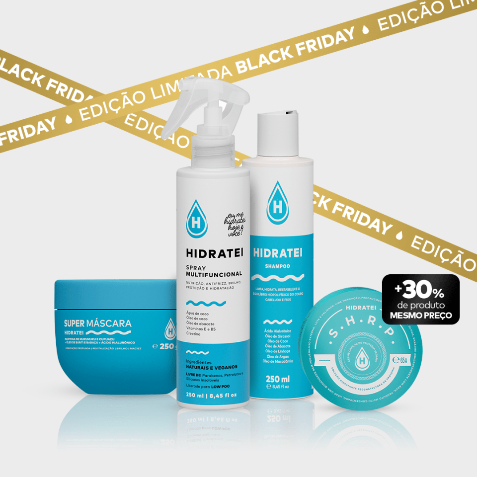 Kit Hidratação Potente Edição Limitada - Kits Especiais - Hidratei