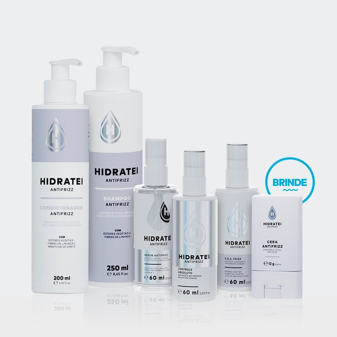 Kit Linha Completa Antifrizz ( Ganhe Cera Antifrizz) - Kit - Hidratei