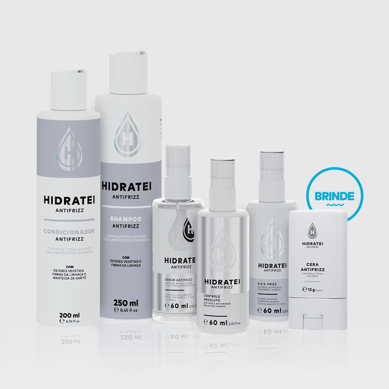 Kit Linha Completa Antifrizz - Linha Antifrizz - Hidratei