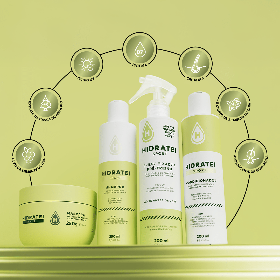 Kit Linha Completa Sport - Linha Sport - Hidratei