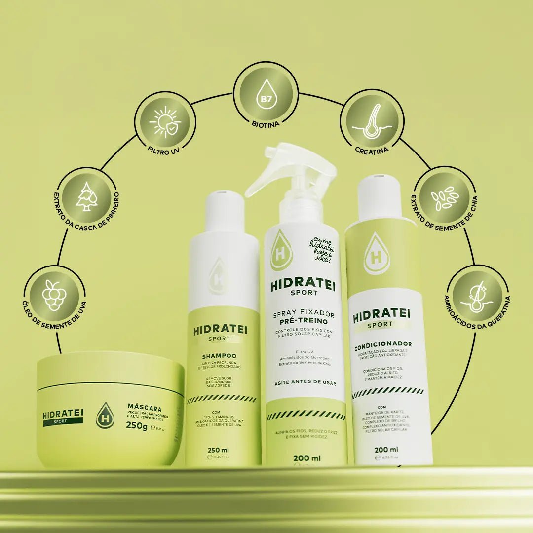 Kit Linha Completa Sport - Linha Sport - Hidratei