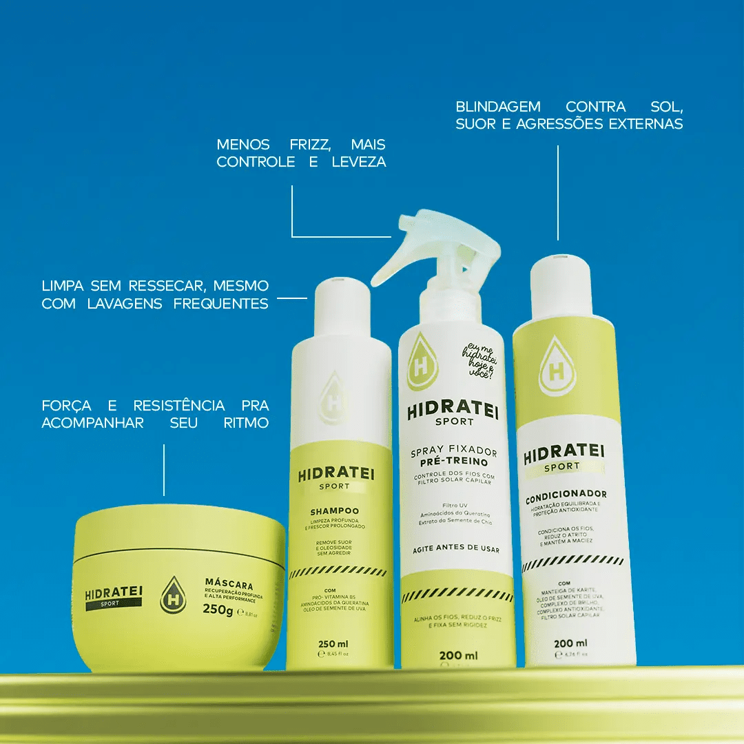 Kit Linha Completa Sport - Linha Sport - Hidratei