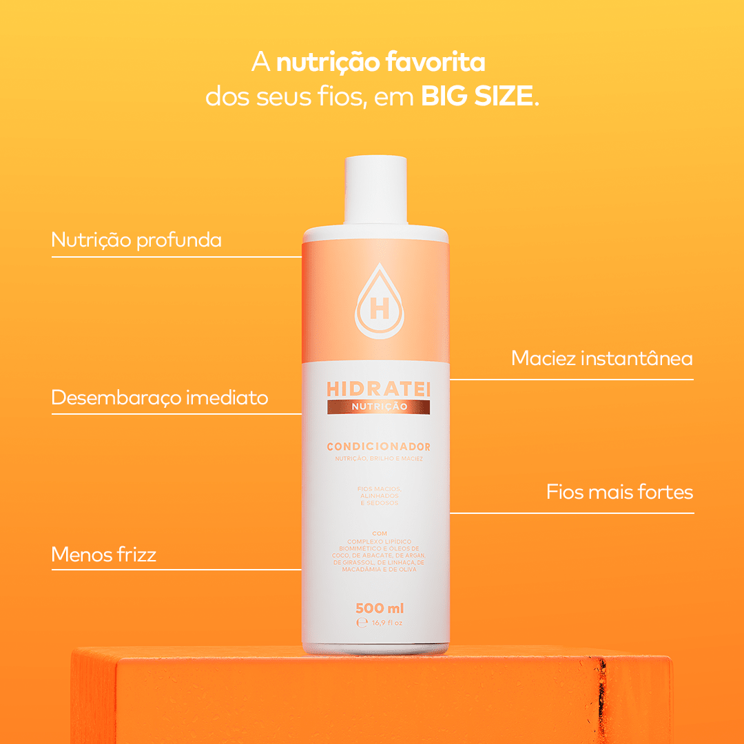 Kit Nutrição Big Size - Linha Nutrição - Hidratei