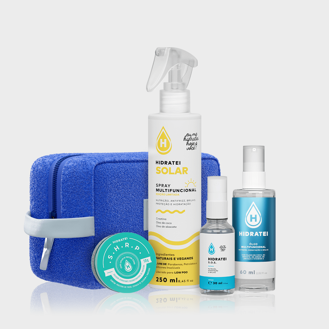 Kit Proteção e Reparação Solar - Linha Solar Linha Multifuncional e Linha SHRP - Hidratei