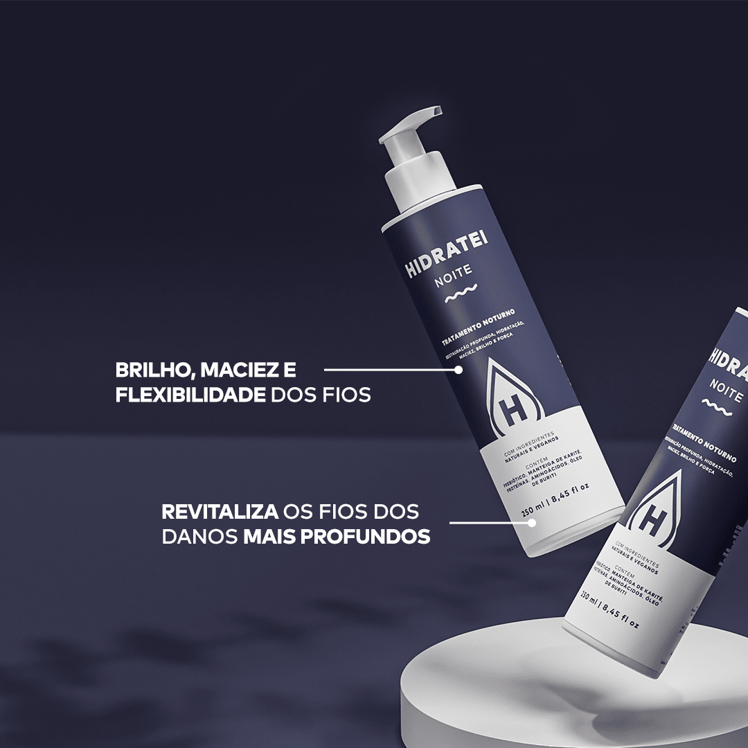 Kit Recupera Danos Edição Limitada - Hidratei noite e Linha multifuncional e linha shrp - Hidratei