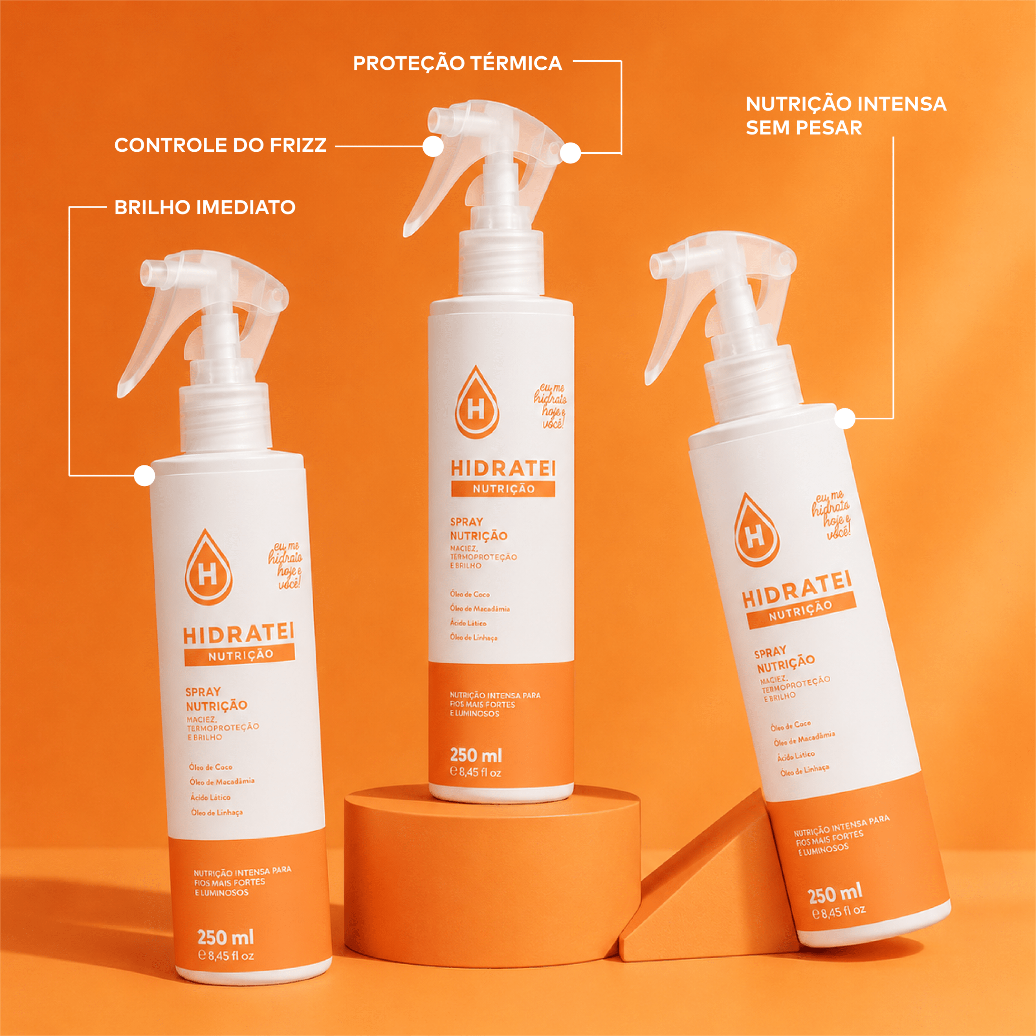 Kit Super Trio Nutrição - Linha Nutrição - Hidratei