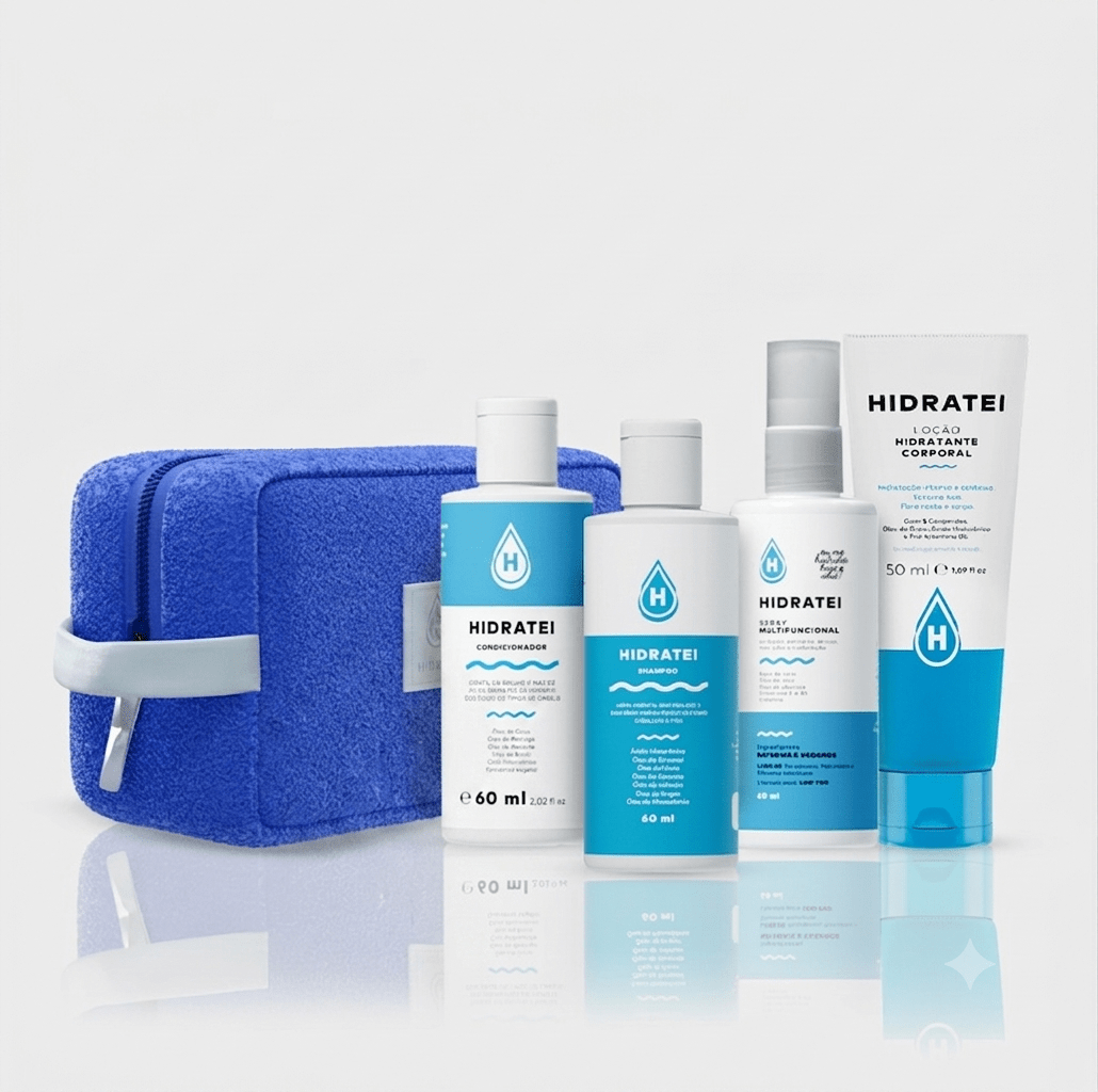 Kit Viagem Prática - Linha Multifuncional e Linha SHRP - Hidratei