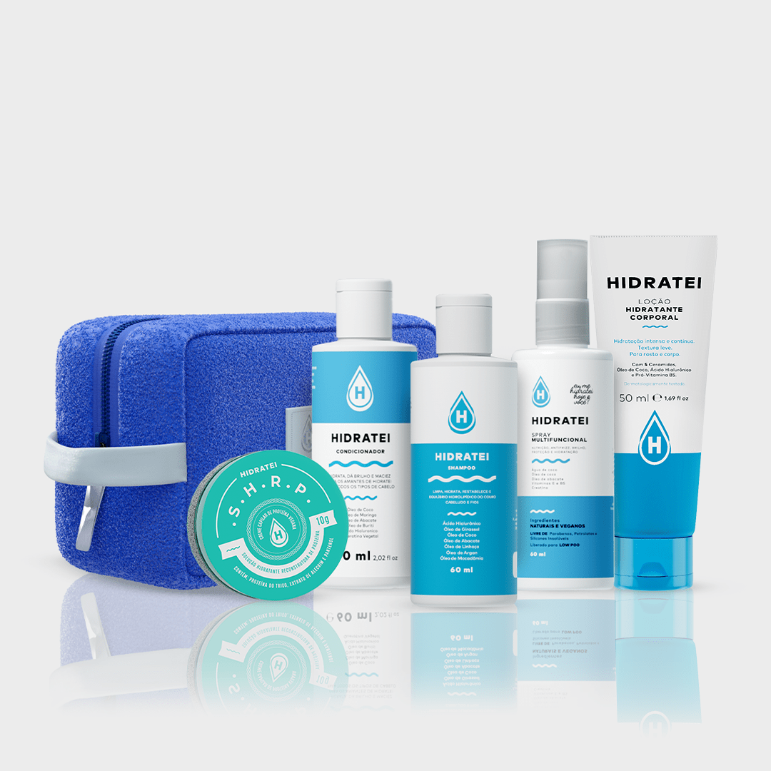 Kit Viagem Prática - Linha Multifuncional e Linha SHRP - Hidratei