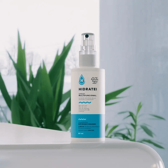 Leave-in Multifuncional Travel Size 60ml - Linha Tradicional - Hidratei