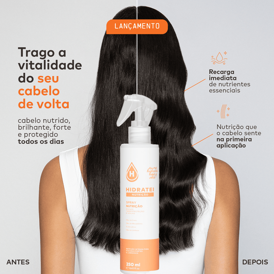 Leave-In Nutrição 250ml - Linha Nutrição - Hidratei