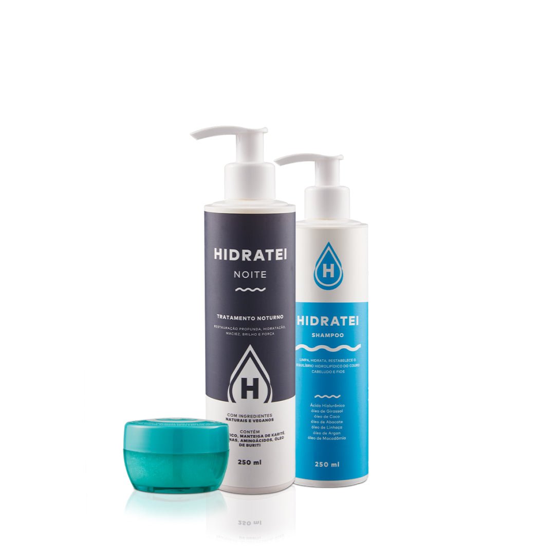 Leave-in Spray + Hidratei Noite + SHRP - Kits Especiais - Hidratei
