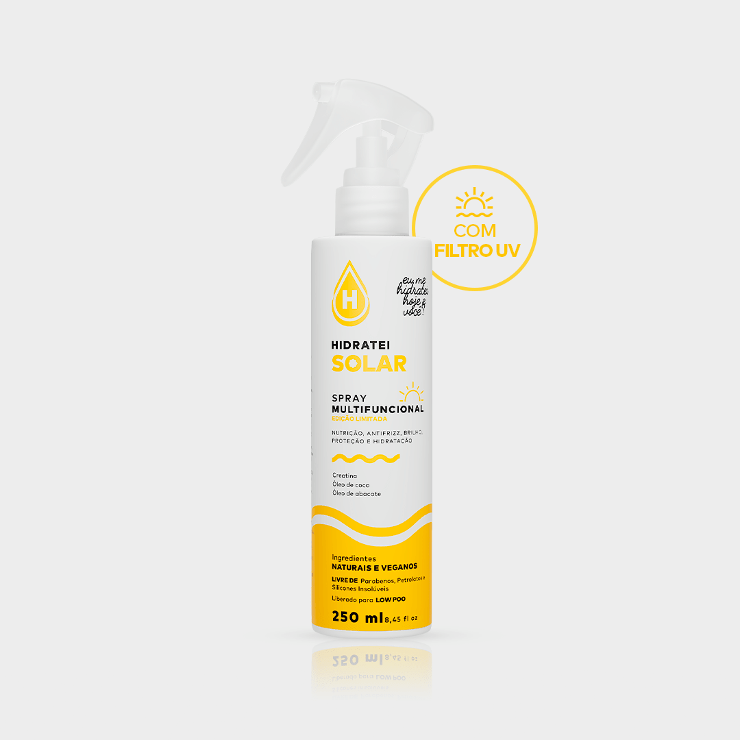 Leave - In Spray Solar 250ml - Linha Solar - Hidratei