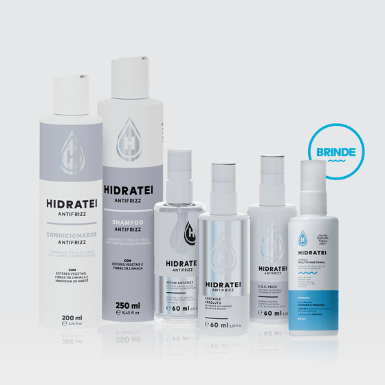 Linha Antifrizz + Brinde - Linha Antifrizz - Hidratei
