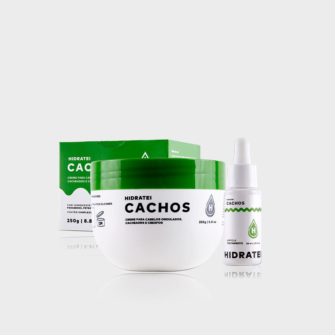 Máscara Cachos + Booster Tratamento - Linha Cachos - Hidratei