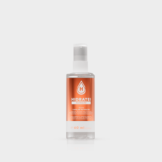 Óleo Capilar Nutrição 60ml - Linha Nutrição - Hidratei