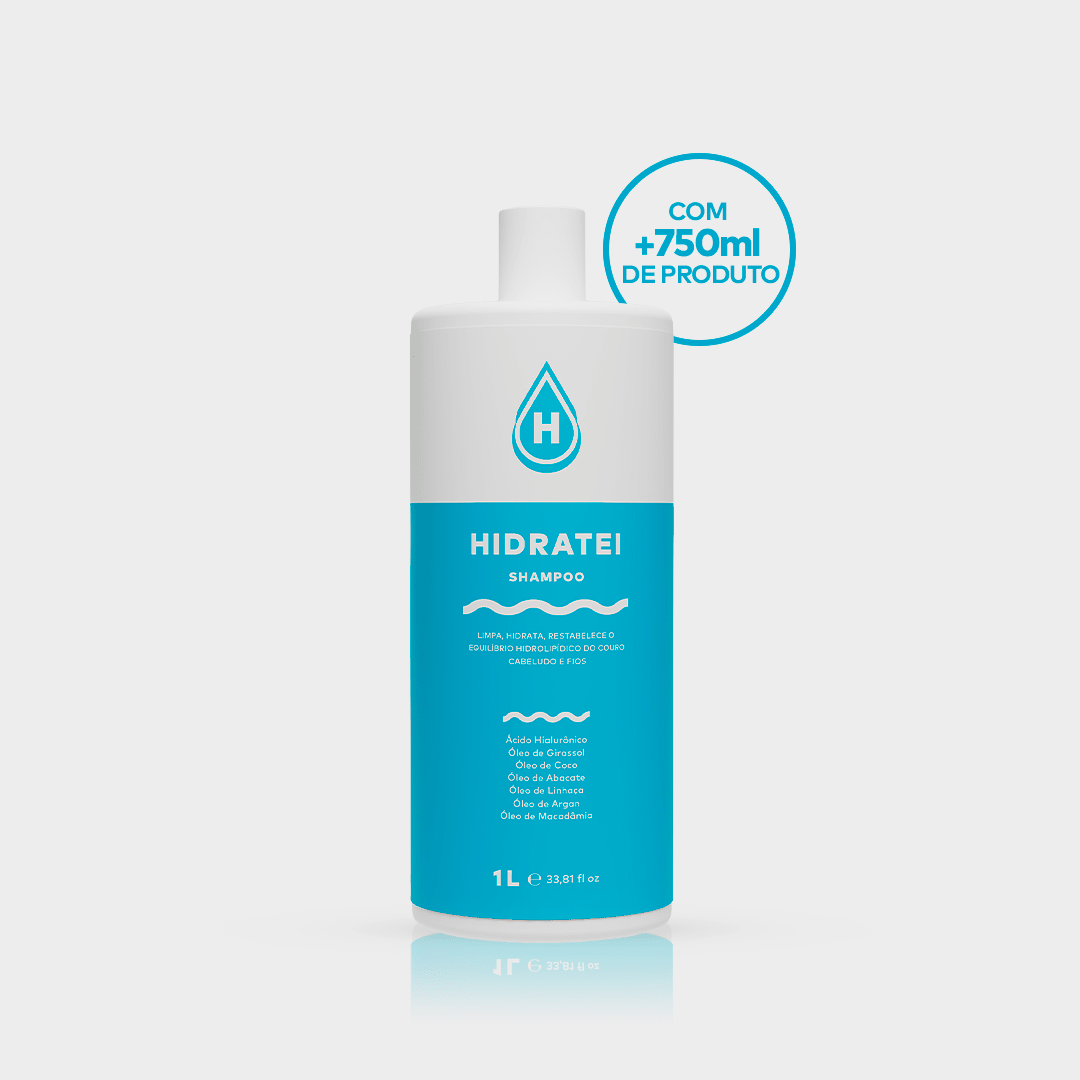 Shampoo Hidratei 1L - Linha Multifuncional - Hidratei