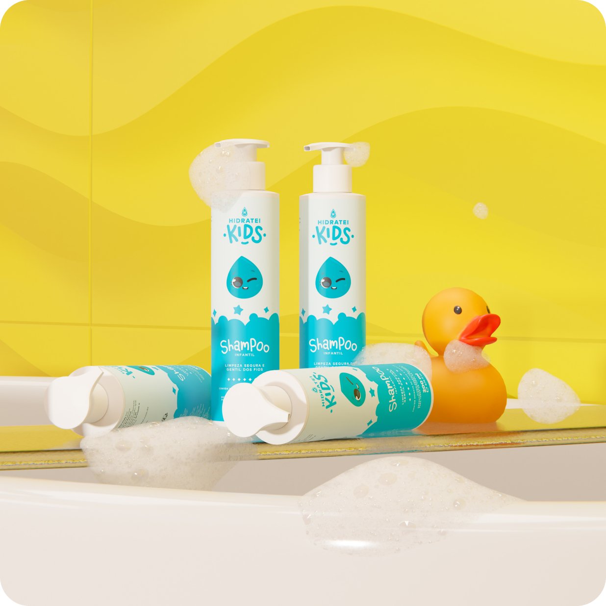 Shampoo Kids - Linha Infantil - Hidratei