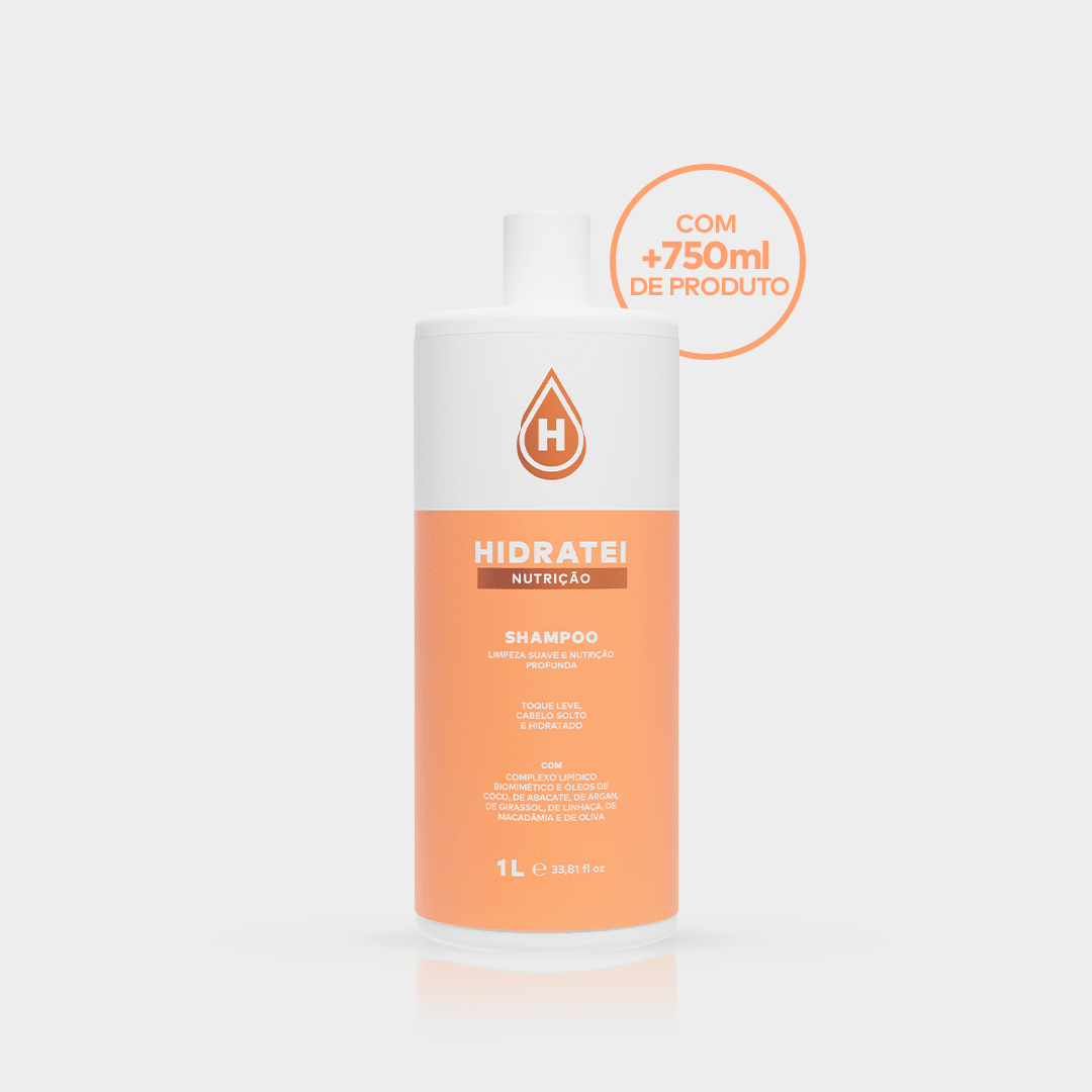 Shampoo Nutrição 1L - Linha Nutrição - Hidratei