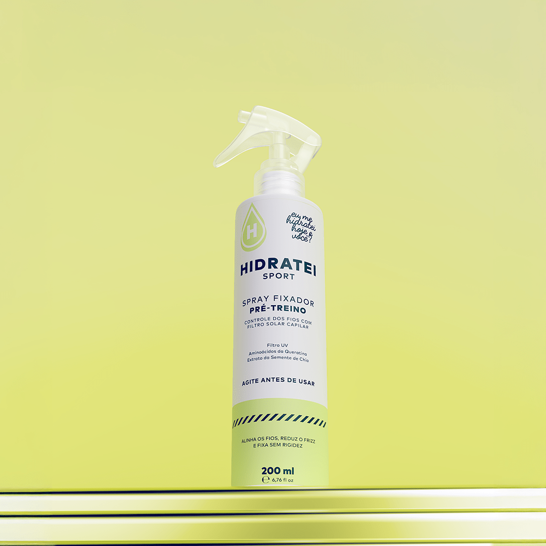 Spray Pré - Treino Sport 200ml - Linha Sport - Hidratei