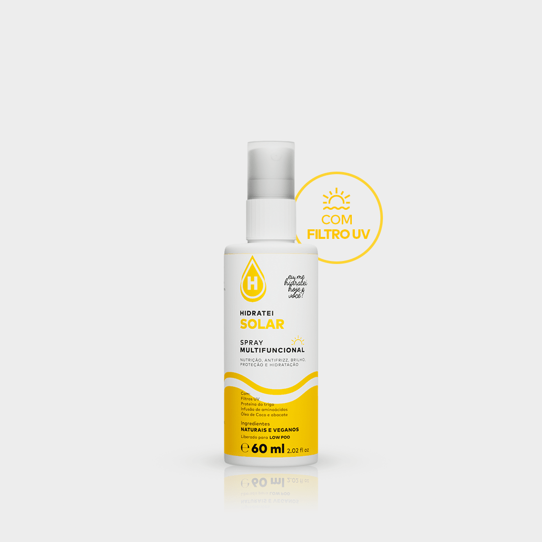 Spray Solar Multifuncional Travel Size 60ml - Linha Solar - Hidratei